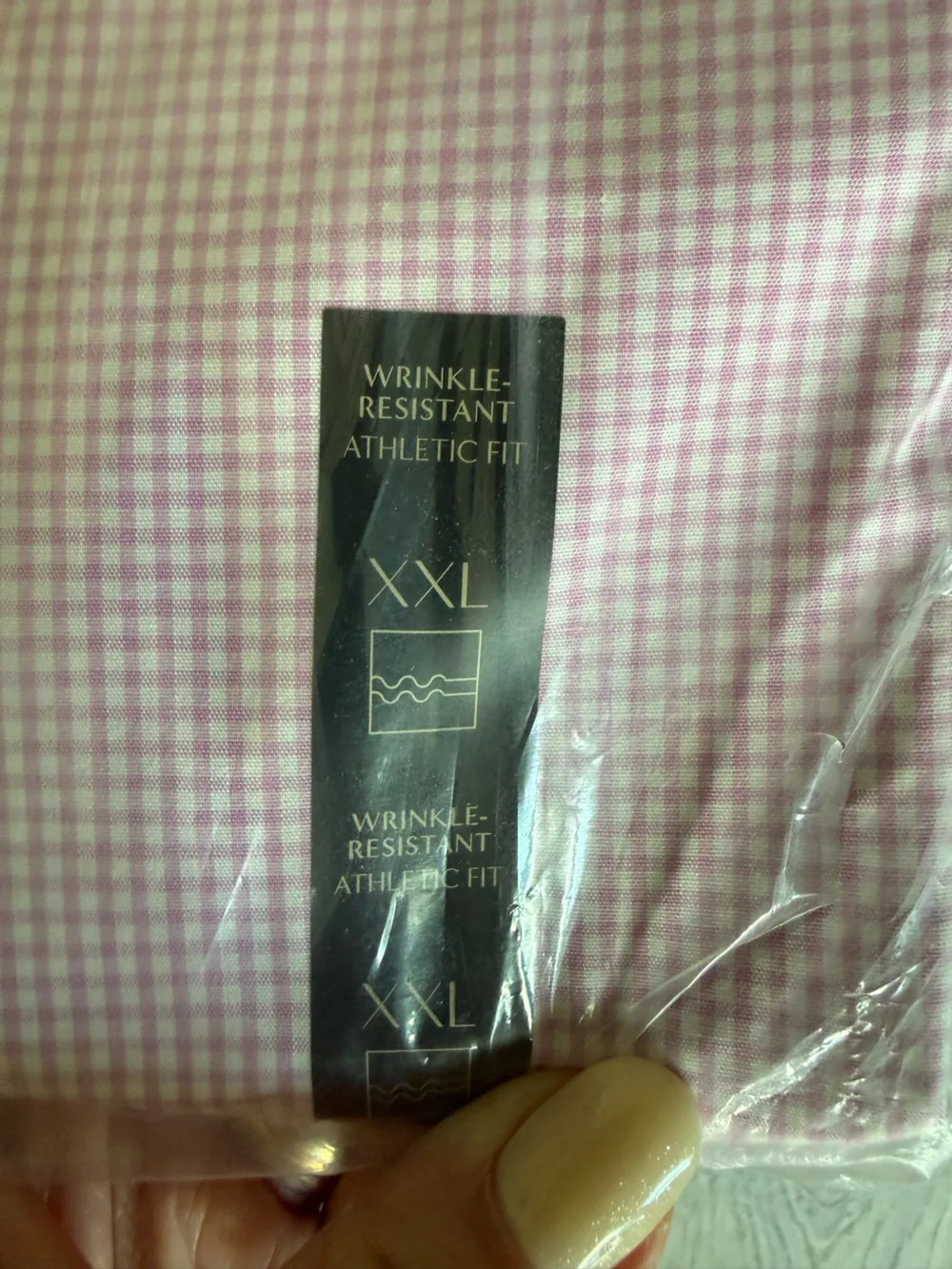 Banana Republic Light Pink Micro-Check Dress Shirt NWT